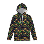 Christmas Party Elements Pattern Print Pullover Hoodie