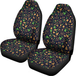 Christmas Party Elements Pattern Print Universal Fit Car Seat Covers