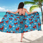 Christmas Party Knitted Pattern Print Beach Sarong Wrap