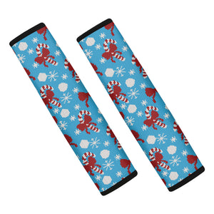 Christmas Party Knitted Pattern Print Car Seat Belt Covers