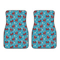 Christmas Party Knitted Pattern Print Front Car Floor Mats