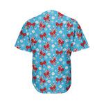 Christmas Party Knitted Pattern Print Men's Baseball Jersey