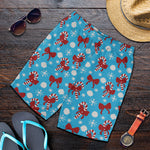 Christmas Party Knitted Pattern Print Men's Shorts