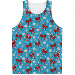 Christmas Party Knitted Pattern Print Men's Tank Top