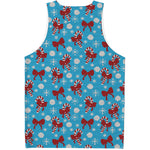 Christmas Party Knitted Pattern Print Men's Tank Top