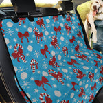 Christmas Party Knitted Pattern Print Pet Car Back Seat Cover