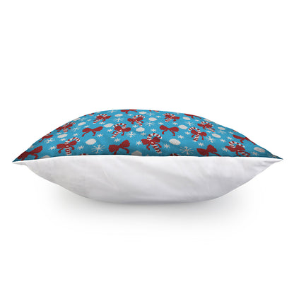 Christmas Party Knitted Pattern Print Pillow Cover