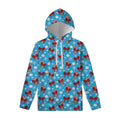 Christmas Party Knitted Pattern Print Pullover Hoodie
