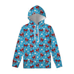 Christmas Party Knitted Pattern Print Pullover Hoodie