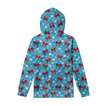 Christmas Party Knitted Pattern Print Pullover Hoodie