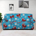 Christmas Party Knitted Pattern Print Sofa Cover