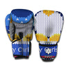 Christmas Penguin Knitted Print Boxing Gloves