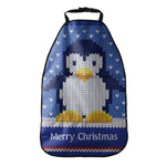 Christmas Penguin Knitted Print Car Seat Organizers