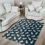 Christmas Polar Bear Pattern Print Area Rug