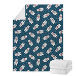 Christmas Polar Bear Pattern Print Blanket