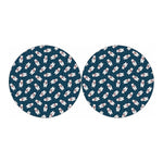 Christmas Polar Bear Pattern Print Car Coasters