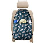 Christmas Polar Bear Pattern Print Car Seat Organizers