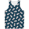 Christmas Polar Bear Pattern Print Men's Tank Top