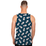 Christmas Polar Bear Pattern Print Men's Tank Top