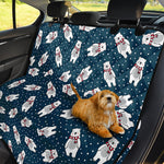 Christmas Polar Bear Pattern Print Pet Car Back Seat Cover