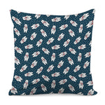 Christmas Polar Bear Pattern Print Pillow Cover