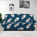 Christmas Polar Bear Pattern Print Sofa Cover
