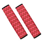 Christmas Polka Dot Pattern Print Car Seat Belt Covers