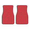 Christmas Polka Dot Pattern Print Front Car Floor Mats