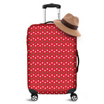 Christmas Polka Dot Pattern Print Luggage Cover