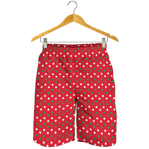 Christmas Polka Dot Pattern Print Men's Shorts