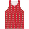 Christmas Polka Dot Pattern Print Men's Tank Top