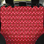 Christmas Polka Dot Pattern Print Pet Car Back Seat Cover