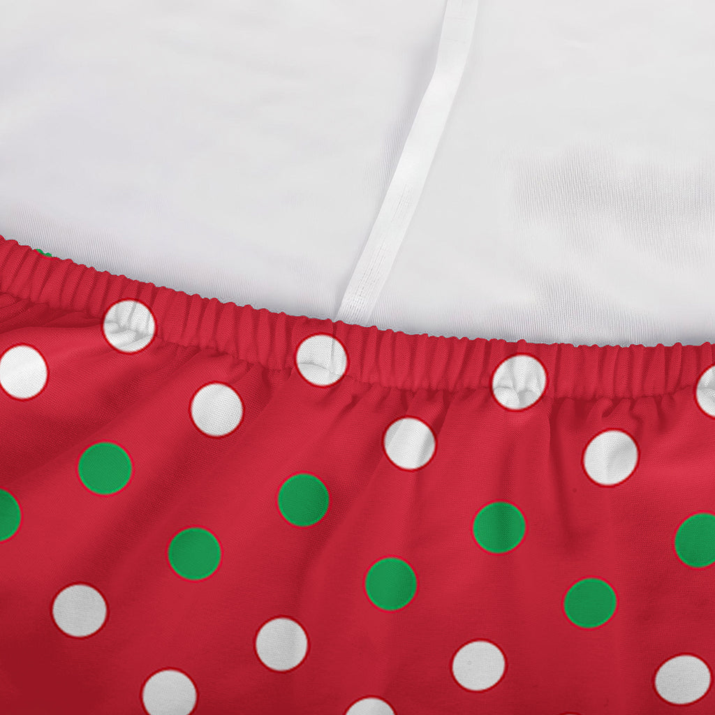 Christmas Polka Dot Pattern Print Sofa Cover
