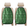 Christmas Pot Leaf Pattern Print Car Seat Organizers