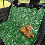 Christmas Pot Leaf Pattern Print Pet Car Back Seat Cover