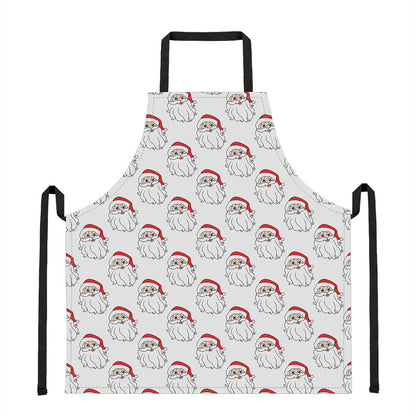 Christmas Santa Claus Pattern Print Apron