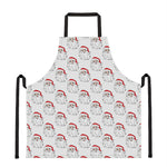 Christmas Santa Claus Pattern Print Apron