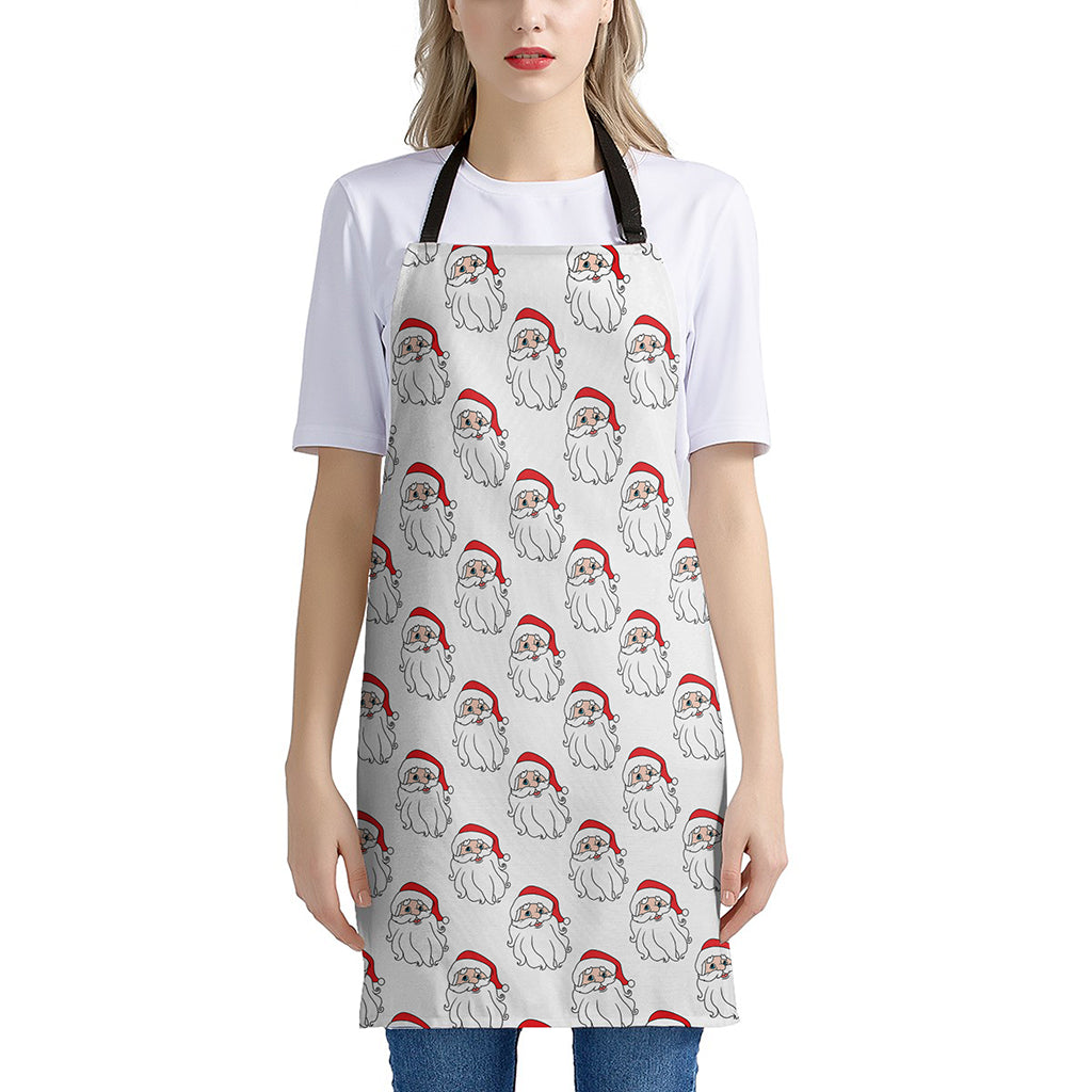 Christmas Santa Claus Pattern Print Apron