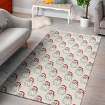 Christmas Santa Claus Pattern Print Area Rug