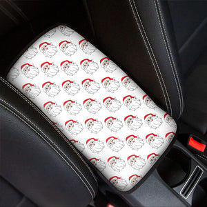 Christmas Santa Claus Pattern Print Car Center Console Cover