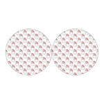 Christmas Santa Claus Pattern Print Car Coasters