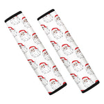 Christmas Santa Claus Pattern Print Car Seat Belt Covers