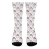 Christmas Santa Claus Pattern Print Crew Socks