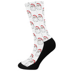 Christmas Santa Claus Pattern Print Crew Socks