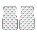 Christmas Santa Claus Pattern Print Front Car Floor Mats