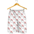 Christmas Santa Claus Pattern Print Men's Shorts
