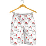 Christmas Santa Claus Pattern Print Men's Shorts