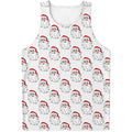 Christmas Santa Claus Pattern Print Men's Tank Top