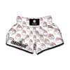 Christmas Santa Claus Pattern Print Muay Thai Boxing Shorts