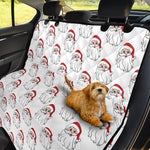 Christmas Santa Claus Pattern Print Pet Car Back Seat Cover